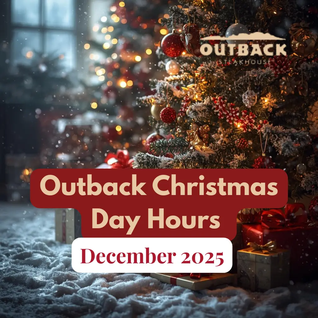 Outback Christmas Day Hours 