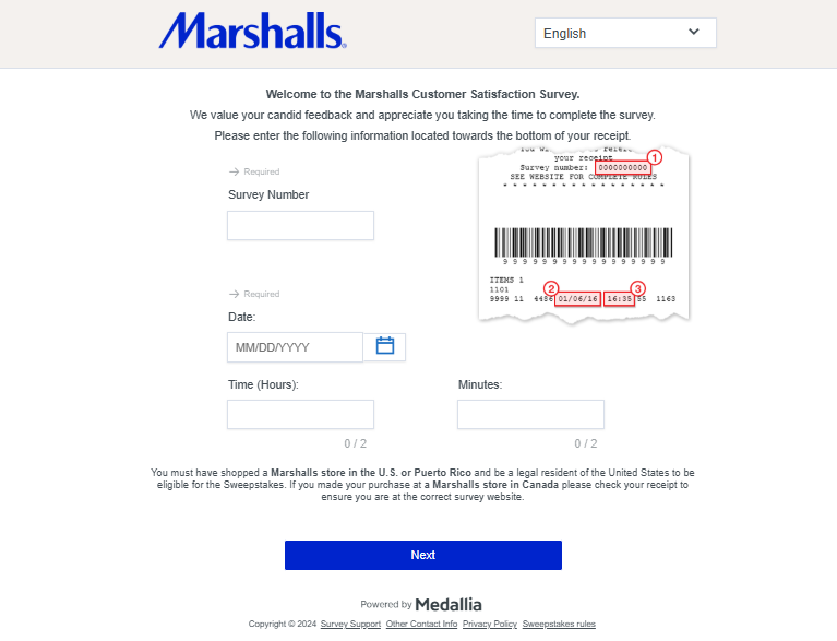 MarshallsFeedback Survey